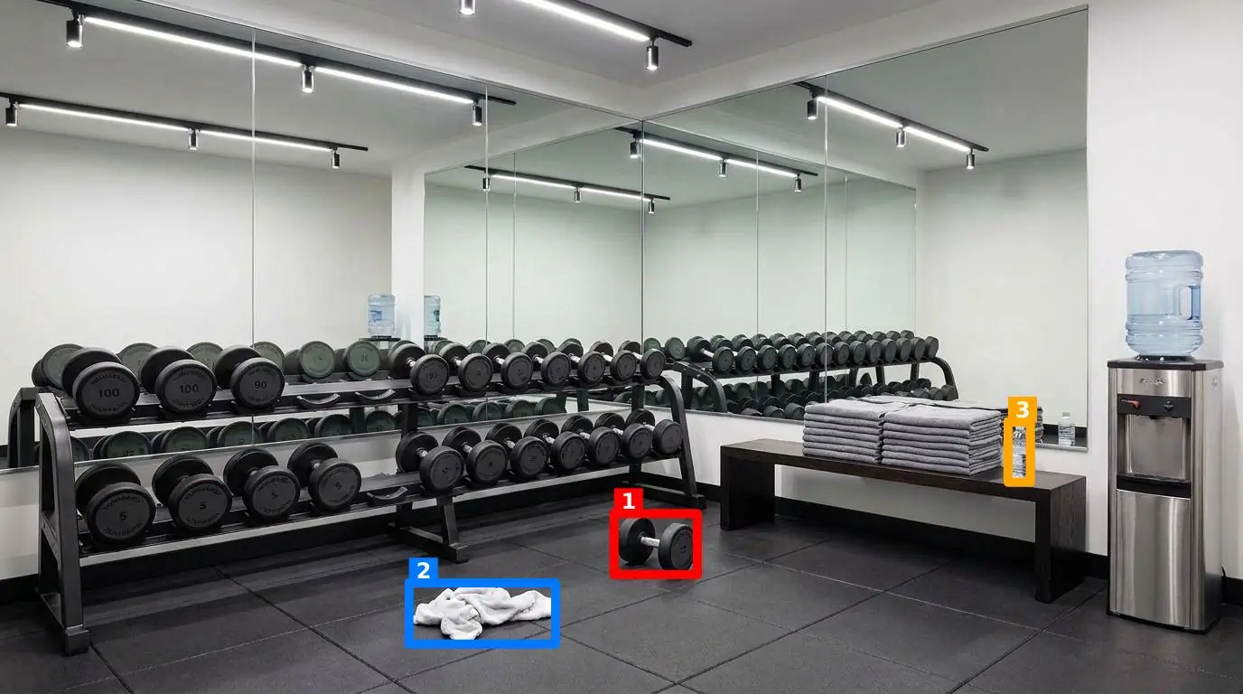 KI-Prüfung: Fitnessstudio