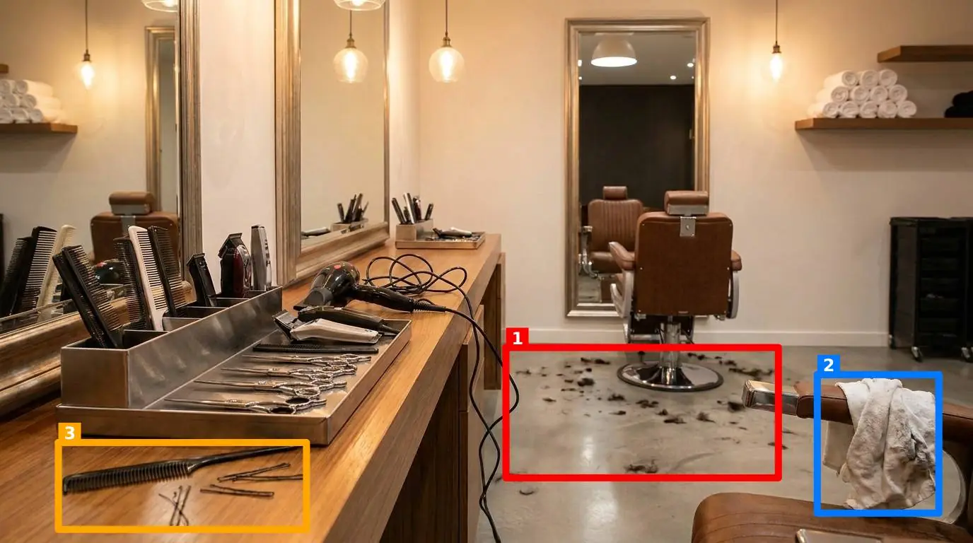 KI-Prüfung: Friseursalon